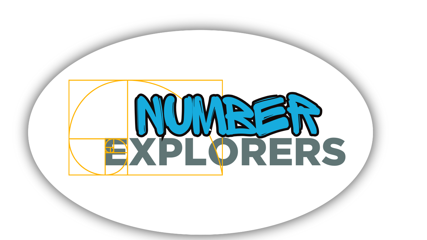 Number Explorers logo – a playful program exploring numbers, patterns, and connections to art and science.